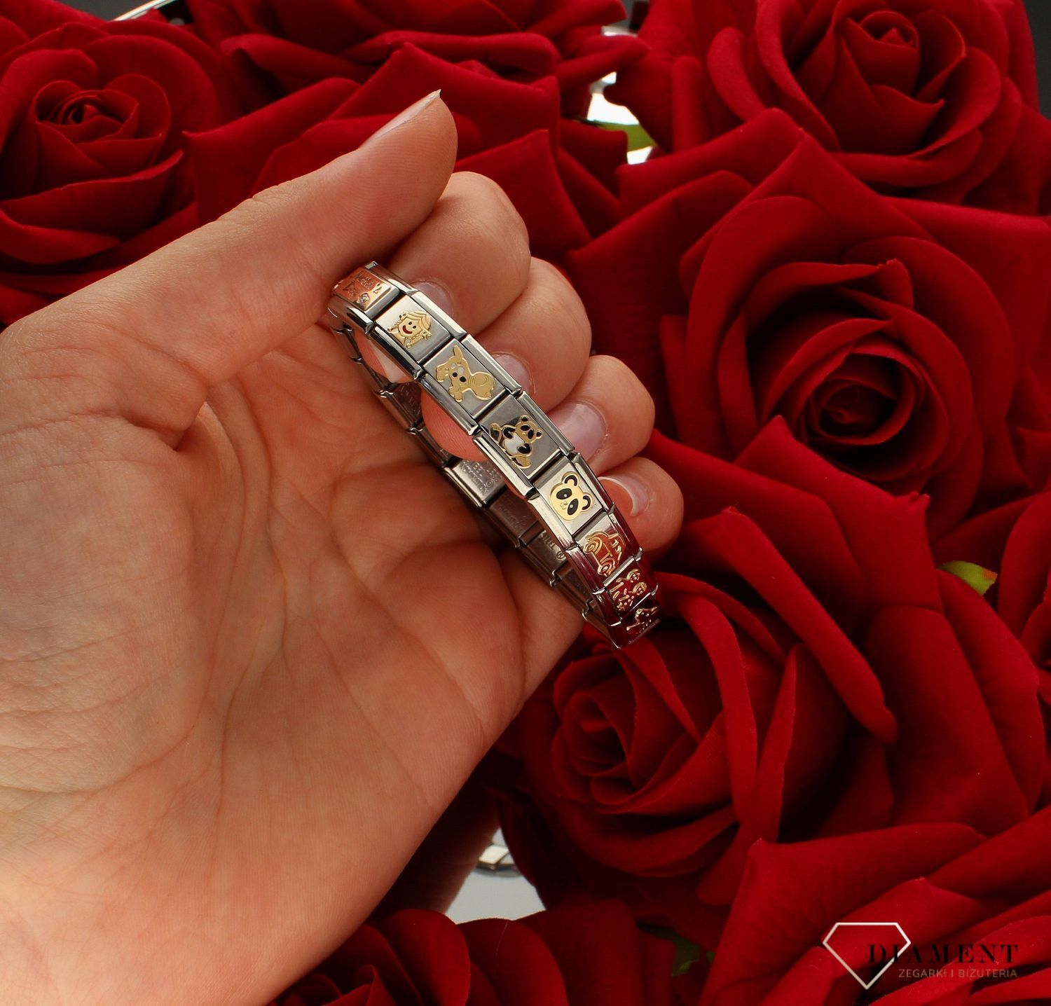 Nomination - Link 18K zawieszka złoto 'Samochód' 030108 05 biżuteria nomination nomination zawieszki nomination baza.jpg